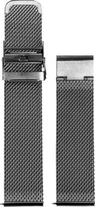 Exor Stainless steel GUN METAL Mesh straps with easy removeable spring bar 20 mm Metal Watch Strap