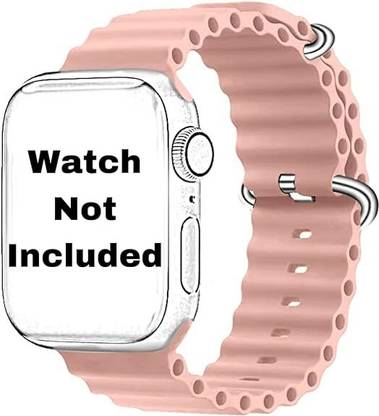 SKIVIEI Silicone Ultra Bands/Straps Compatible with Watch 49mm 45mm 44mm 42mm Men & Women, Adjustable Strap with Metal Buckle Premium Strap for iWatch Ultra Series SE 8 7 6 5 4 3 2 1 (Only Strap for Apple iWatch, Watch NOT Included) Smart Watch Strap Smart Watch Strap