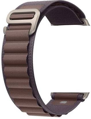 Gadgetgrove Apple iWatch Nylon Sport Strap G-Hook Bracelet Band Series 1-9 Series SE 45 mm Synthetic Watch Strap