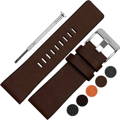 DBLACK [DESIRE] Boxy Design, Best Replacement Strap for Diesel Watches, Premium 26 mm Genuine Leather Watch Strap