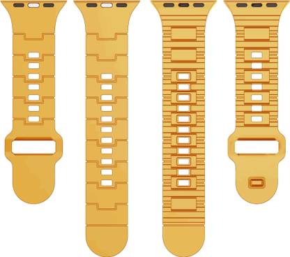 ACM Sliding 44mm 49mm Watch Strap Silicone Shiny Belt for Fire-Boltt Fighter Bsw122 1576698 mm Silicone Watch Strap