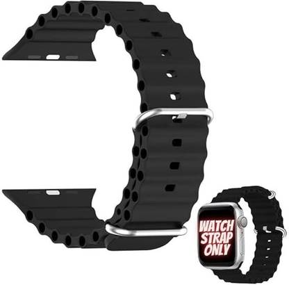 Shyrock Apple Watch Series 8 7 6 5 4 3 2 1 SE Ultra (45/44/42mm) 42 mm Silicone Watch Strap