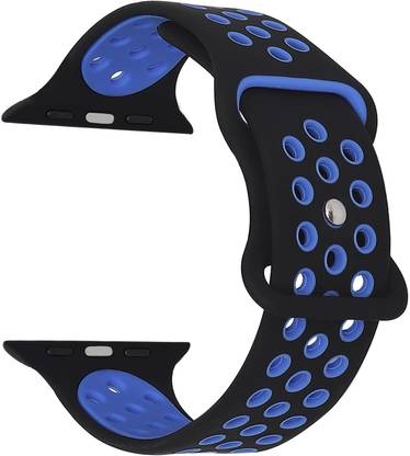 kingbell Sport Band Compatible with Apple Watch Band 38mm 40mm 41mm 45mm 44mm 42mm for Women Men,Soft Silicone Sport Breathable Wristband Replacement Strap Compatible for iWatch SE Series 7 6 5 4 3 2 1 (Dark Blue) Smart Watch Strap
