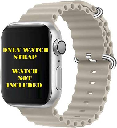 ANISHOP Ocean Silicone Sport Bands Compatible with I watch Only Silicone Strap (42MM 44MM 45MM 49 MM) Smart Watch Strap