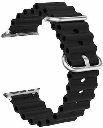 Flipkart SmartBuy Silicone Ocean Sport Bands Compatible With I Watch Ultra/8/7/6/5/4/3/2/1/SE Smart Watch Strap