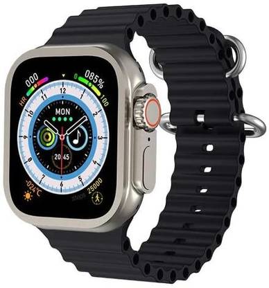 CHG T800 Ultra Smart Watch 1.9” (4.8 cm) Display, Bluetooth Calling HD Smart Watch 42 mm Silicone Watch Strap