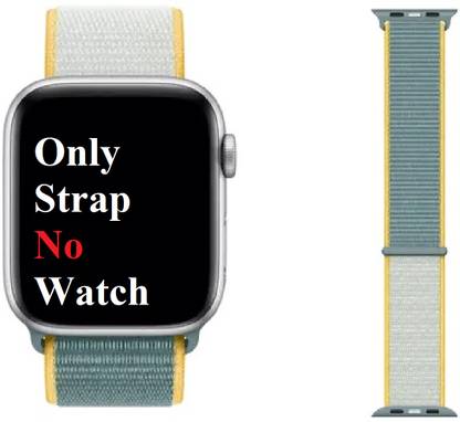 IPAK Dual Colour Nylon For Apple iWatch 41 mm Fabric Watch Strap