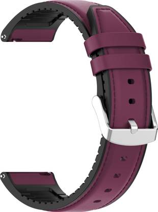 ACM Watch Strap Leather Silicone 22mm for |Gizmore Blaze Max Smartwatch Belt 3089411 mm Synthetic Leather Watch Strap