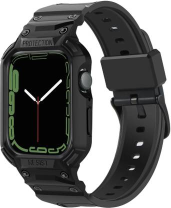 sannidhi Watch Strap Band with Bumper Case for Apple Watch Smart Watch Strap