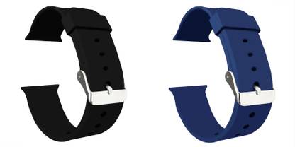 ACM Pack of 2 Sliding Watch Strap Silicone for Alt Pf Bt Og Pro T800 Smartwatch Belt 1640562 mm Silicone Watch Strap