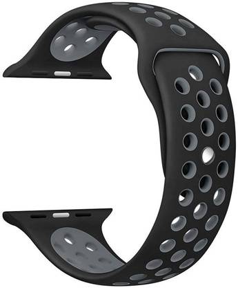 Gadgetzilla Sports Band Soft Silicone Sport Wristband Compatible with Apple Watch iWatch Bands 42mm 44mm & 45mm Soft Silicone Strap Smart Watch Strap