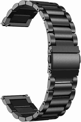 Sacriti Luxury Stainless Steel Chain Strap Black 22mm for Galaxy Watch Strap 22 mm Stainless Steel Watch Strap