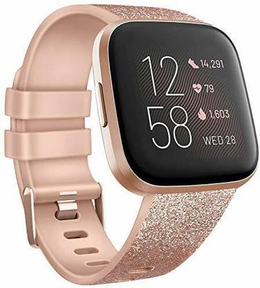 Tobfit Sport Bands Compatible with Fitbit Versa 2/Versa/Versa Lite/Versa SE Soft TPU 83 mm Silicone Watch Strap