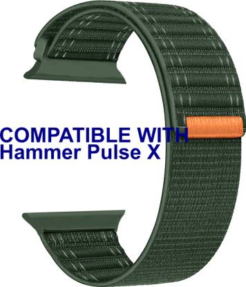 ACM Sliding 44mm 49mm Watch Strap Nylon Soft for Hammer Pulse X Smartwatch 1587681 mm Fabric Watch Strap