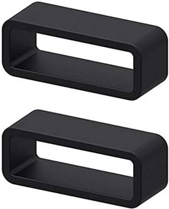 sbwc 12mm Rubber Silicone Watch Band Watch Strap Loops/Keepers Replacement-Pack of 2 12 mm Rubber Watch Strap