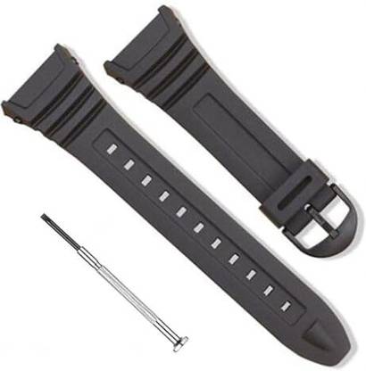 LUBA HIMT Resin Soft Strap Compatible With CASIO 3239 W-96H-1A 18 mm Resin Watch Strap
