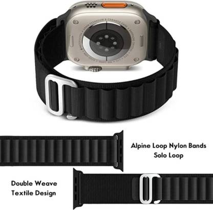 HansGadgets Hans Alpine Loop Straps 42 mm Rubber Watch Strap