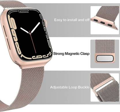 RAAZBAYE Adjustable Magnetic Band Magnetic Strap for Smartwatch - Watch Bands 2 mm Metal Watch Strap
