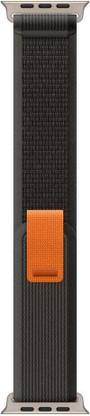 watchify Watch Band - Trail Loop (49mm) BLACK N ORANGE 49 mm Synthetic Watch Strap