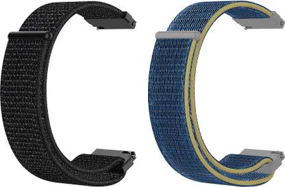 ACM Pack of 2 Watch Strap Nylon Loop for Benio Eagle Smartwatch Belt Band 2921202 mm Fabric Watch Strap