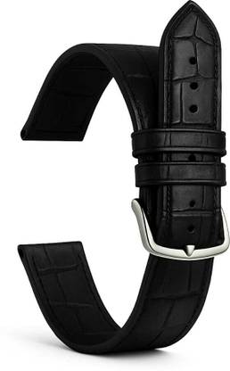 RStraps 22mm Check 22 mm Genuine Leather Watch Strap