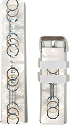Trion Printed with Funkey Concept Light Weight Silicon Straps For Watch - Code -3 22 mm Silicone Watch Strap