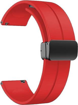 LORENZ MS-RED 22 mm Silicone Watch Strap