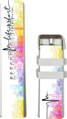 Trion Printed with Funkey Concept Light Weight Silicon Straps For Watch - Code -107 22 mm Silicone Watch Strap