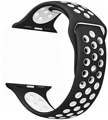 Gadgetzilla Sports Band Soft Silicone Sport Wristband Compatible with Apple Watch iWatch Bands 42mm 44mm & 45mm Soft Silicone Strap Smart Watch Strap