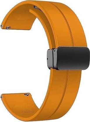 Gadgetgrove 22MM Universal Silicone Strap Folding Magnetic Lock For Samsung Watch 4/5/6/Pro 22 mm Silicone Watch Strap