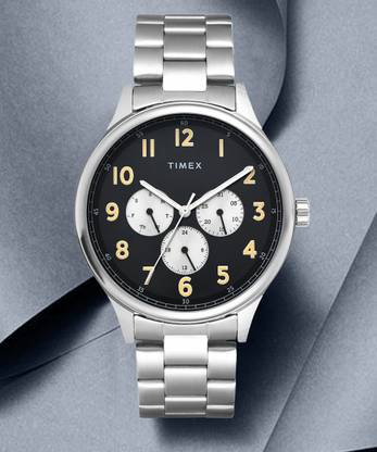 TIMEX Multi Function Black Dial Analog Watch  - For Men
