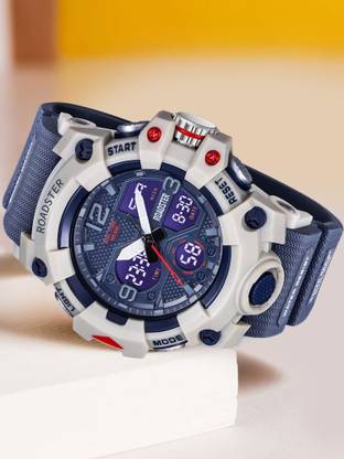 Roadster Roadster Model 8008 Tactical Sports Watch Tactical Sports Boys Analog-Digital Watch  - For Men
