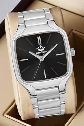 LIMESTONE NEW DESIGNER SQUARE DIAL QUARTZ Analog Watch  - For Men