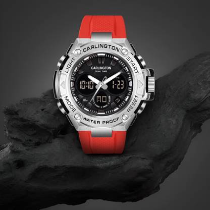 Carlington CT 9107 Red Endurance Series Analog-Digital Watch  - For Men