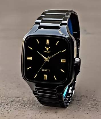 DRALIET RD-9102 Elegant Series Square Analog Quartz For Men/Boy Analog Watch  - For Men