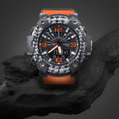 Carlington 9103 Orange Endurance Series Analog-Digital Watch  - For Men