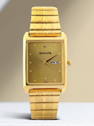 SONATA NP7007YM05 Analog Watch  - For Men