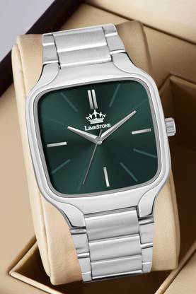 LIMESTONE NEW DESIGNER SQUARE DIAL QUARTZ Analog Watch  - For Men