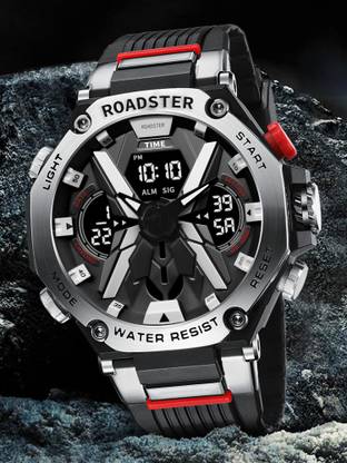 Roadster Waterproof Multi-Functional Wrist Analog-Digital Watch  - For Men