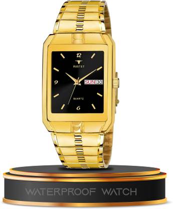 RUSTET IGP-GOLD Waterproof IGP-GOLD Analog Watch  - For Men