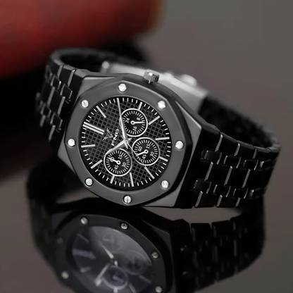 FNB FN-2010-BLK Elegant Series Square Analog Quartz For Men/Boys Analog Watch  - For Men
