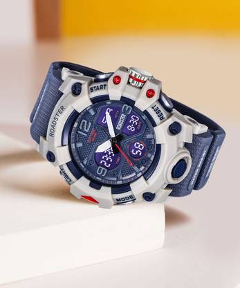 Roadster Roadster Model 8008 Tactical Sports Watch Tactical Sports Boys Analog-Digital Watch  - For Men