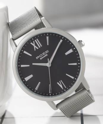 SONATA Poze Grey Strap with Grey Dial Analog Watch  - For Men