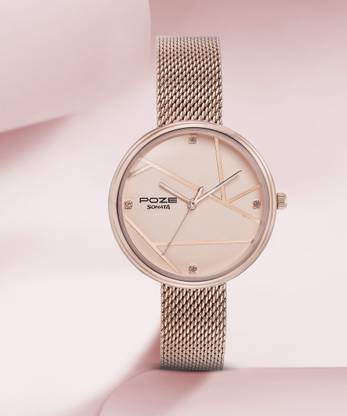 SONATA Poze - Metal Analog Watch  - For Women