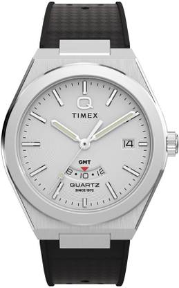TIMEX TW2Y12200UJ Q Timex Silver Round Dial Analog Watch  - For Men
