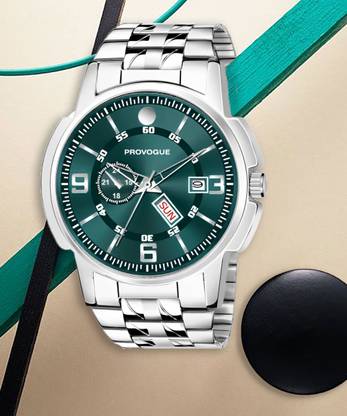 PROVOGUE Basic Analog Watch for Men with Day and Date Display Sports Formal Casual Series Analog Watch  - For Men