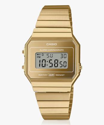CASIO A700WEVG-9ADF Vintage Digital Watch  - For Men