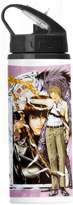 PrintingZone Death Note Bottle Printed Sipper Anime Printed Straw Bottle (LLBN-1067) 600 ml