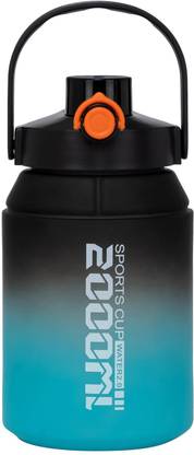 Cartburg Water Bottle Straw, Leak-Proof Big Water Jug for Gym/Hiking/Sports 2000 ml Water Bottle