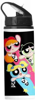 PrintingZone The Powerpuff Girl Bottle Printed Sipper Anime Printed Bottle (LLBN-938) 600 ml
